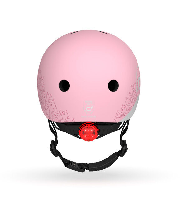 Scoot and Ride Reflective Helmet Rose XXS-S